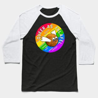 Queer As Falafel Baseball T-Shirt